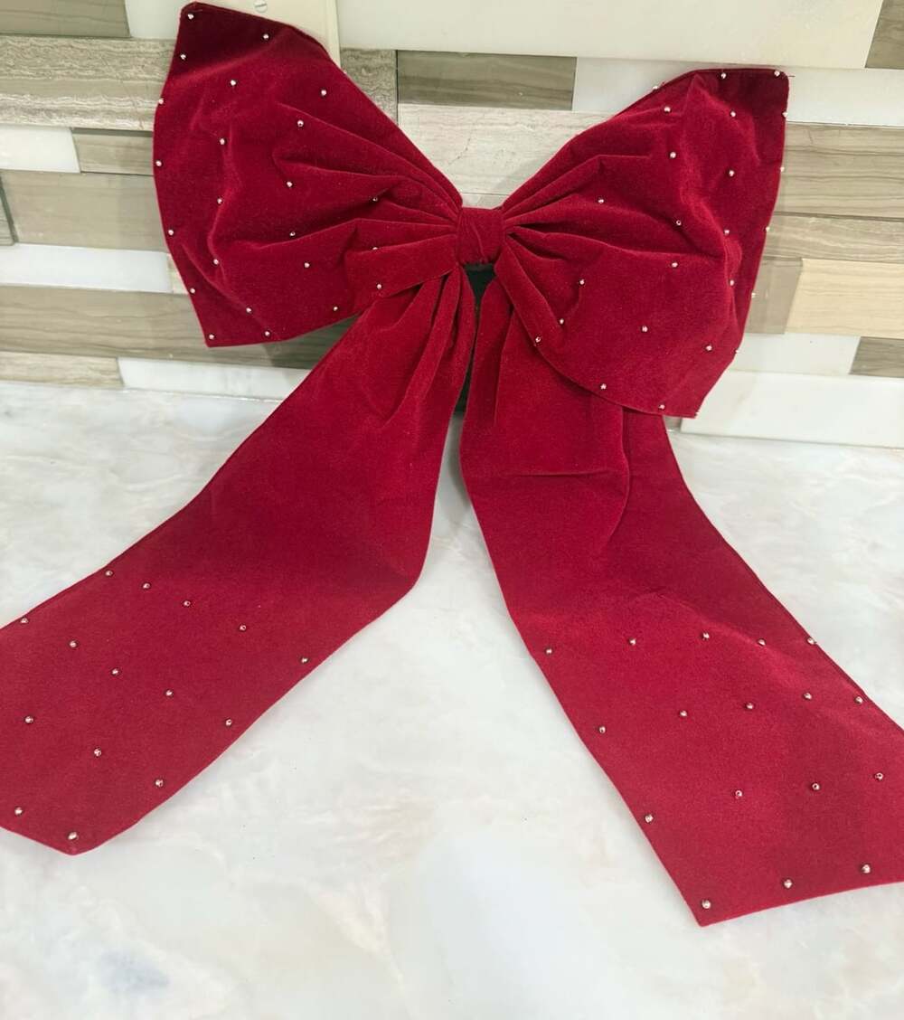 Velvet Christmas Bow